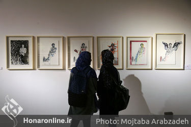 نمایشگاه آثار بیژن صفاری با همکاری هنرمندان معاصر در  گالری وی