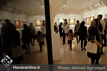 نمایشگاه نقاشی گلسا قاسمی در گالری آتبین