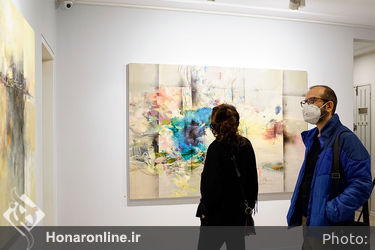 نمایشگاه نقاشی های «عبدالحمید پازکی» با عنوان «لایه های پنهان» در گالری ساربان
