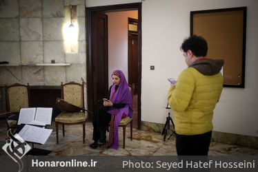 پشت صحنه ضبط کلیپ نوروزی ارکستر سازهای ملی ایران
