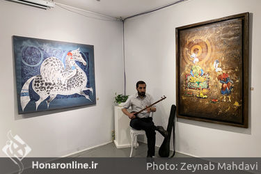 نمایشگاه نقاشی مراد فتاحی در گالری گویا