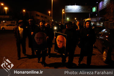 استقبال از پیکر رکن الدین خسروی در فرودگاه امام خمینی‎