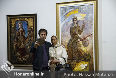 نمایشگاه نقاشی حجت شکیبا در فرهنگسرای نیاوران