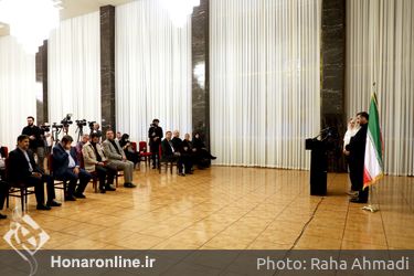 دیدار وزیر فرهنگ و ارشاد اسلامی با وزیر فرهنگ سوریه در تالار وحدت 