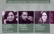 Producer Elaheh Nobakht presiding over Beirut women's film festival jury