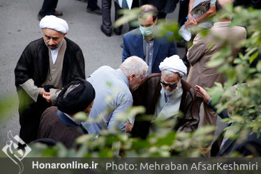 مراسم تشییع پیکر حجت‌الاسلام سید محمود دعایی