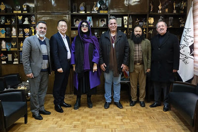 دیدار داوران بین‌الملل تئاتر فجر با کاظم نظری و دبیر جشنواره