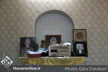 عیادت مسجد جامعی از ابوالفضل مقدر از سازندگان قدیمی اسباب تعزیه خوانی