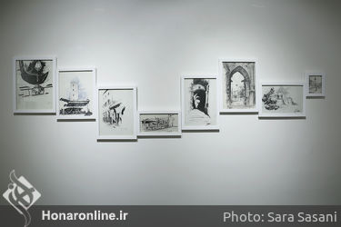 نمایشگاه آثار جهانگیر درویش در گالری فرمانفرما