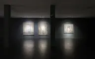 نمایشگاه نقاشی‌های بهرام غنچه‌پور در گالری ایرانشهر