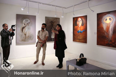 نمایشگاه نقاشی های مهناز بهرام نیا در گالری نگر