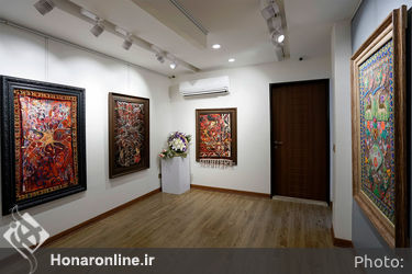 نمایشگاه آثار الهام صباغ در گالری بهارک