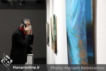 نمایشگاه تلفیقی نقاشی،خط و موسیقی اثر « یلدا دوستی» در گالری پردیس ملت
