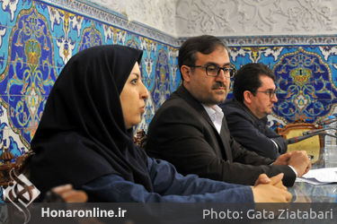نشست خبری ششمین جشنواره ملی "نقش تن‌پوش" در فرهنگستان هنر