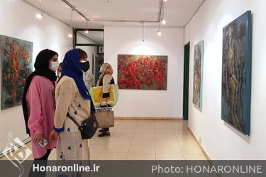 نمایشگاه آثار رابعه نیوشا در گالری هفت‌ثمر