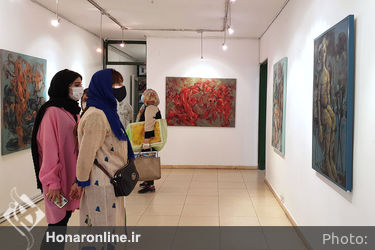 نمایشگاه آثار رابعه نیوشا در گالری هفت‌ثمر