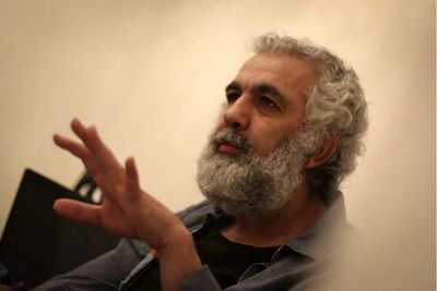 Director Alireza Khushk-Jalali’s troupe rehearsing for Cologne performance