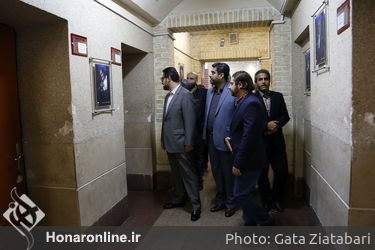 بازدید سید محمد مجتبی حسینی از هنرستان موسیقی پسران 