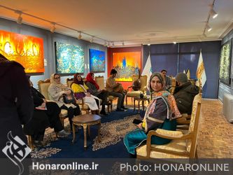 نمایشگاه نقاشی خط های ،«طاهره الله دادیان» در گالری ترانه باران