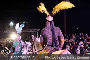 اجرای تعزیه «حر ابن یزید ریاحی» در شهر پرند