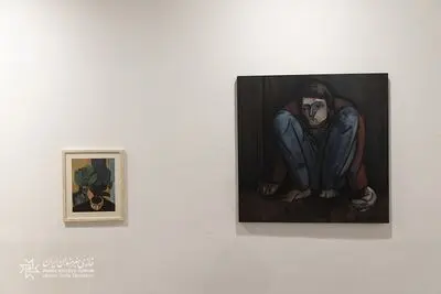نمایشگاه نقاشی‌های علی دالوند در خانه هنرمندان ایران
