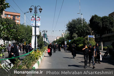 پیاده‌روی جاماندگان اربعین در تهران / ۱