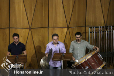 تمرین اجرای مشترک ارکستر ایتالیا و ارکستر سمفونیک تهران به رهبری ریکاردو موتی