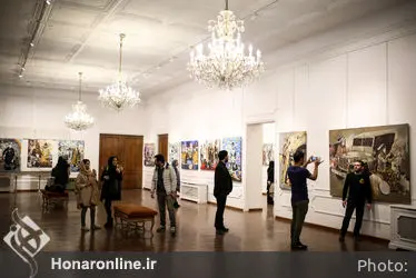 افتتاحیه نمایشگاه نقاشی های سروناز سلطانی در گالری موزه هنرهای زیبا