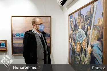 نمایشگاه نقاشی آرمین ابراهیم پور در گالری بهارک