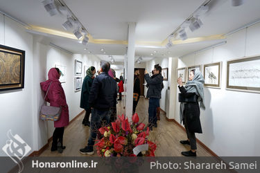 نمایشگاه خط مینا امانی در گالری بهارک