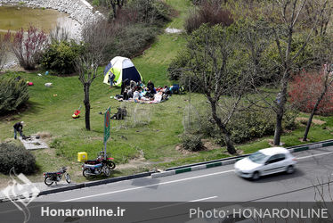 روز طبیعت در بوستان آب آتش تهران