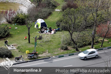 روز طبیعت در بوستان آب آتش تهران