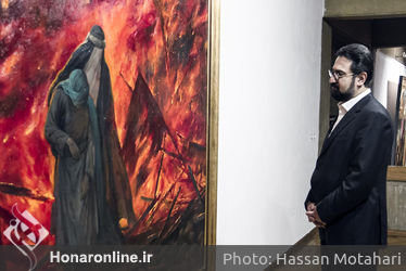 نمایشگاه نقاشی‌های حسن روالامین در گالری فرهنگسرای نیاوران
