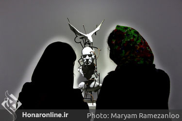 نمایشگاه مجسمه‌های حسین آزادی در گالری اعتماد