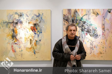 نمایشگاه نقاشی های «عبدالحمید پازکی» با عنوان «لایه های پنهان» در گالری ساربان