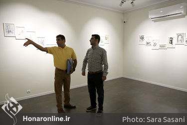 نمایشگاه آثار جهانگیر درویش در گالری فرمانفرما