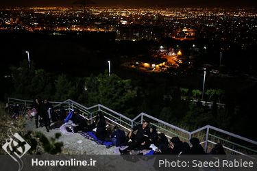 مراسم احیای شب 21 ام ماه مبارک رمضان - گلزار شهدای کوهسار 