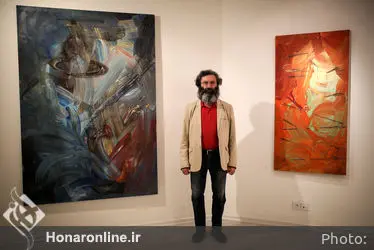 افتتاحیه نمایشگاه نقاشی های سعید رفیعی منفرد در گالری ساربان