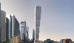 معماری نامتعارف یک آسمانخراش در نیویورک | برج واژگون از معماران سیاهپوست