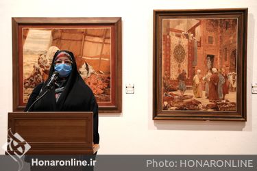 نمایشگاه نگاره‌های چوبی (هیما) در فرهنگسرای نیاوران