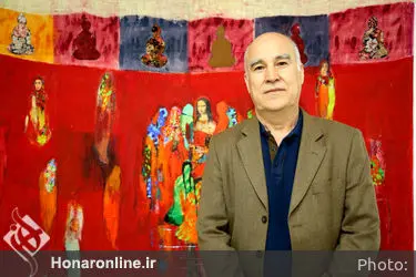 افتتاحیه نمایشگاه نقاشی‌های آنه محمد تاتاری در گالری اعتماد