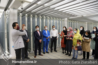 بازدید ویژه خبرنگاران از مرمت و نوسازی گنجینه موزه هنرهای معاصر تهران