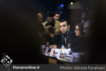 نشست‌ خبری فیلم سینمایی قاتل اهلی در روز هفتم سی و پنجمین جشنواره فیلم فجر در مرکز همایش های برج میلاد (11)