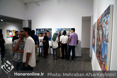 نمایشگاه انفرادی نقاشی‌های مسعود کیمیایی در گالری آریانا