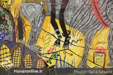 نمایشگاه نقاشی محمد آریایی در گالری دلگشا