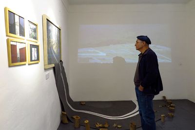 Sasani and nasrollahi's photo and exhibition installation in Tehran