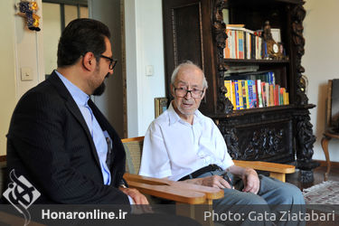 دیدار سید مجتبی حسینی از امیراشرف آریان پور