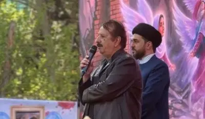 ​محفل ستاره‌ها در کنار دانش‌آموزان در مراسم چهلم کودکان میناب
