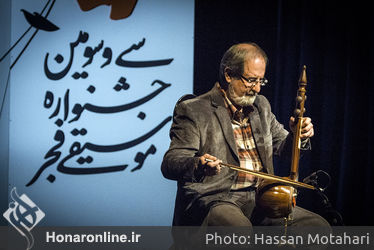 دو نوازی کمانچه و دف هادی منتظری و مسعود حبیبی در سی و سومین جشنواره موسیقی فجر در فرهنگسرای نیاوران