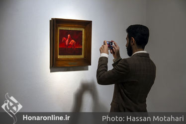 نمایشگاه نقاشی‌های حسن روالامین در گالری فرهنگسرای نیاوران
